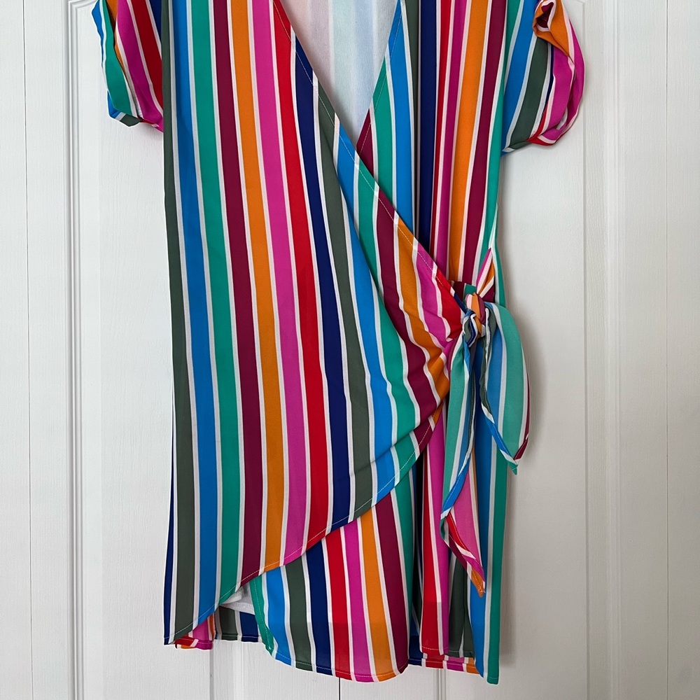 Wrap dress purchased from Vici Size Large